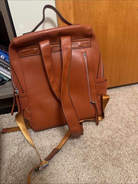 Bostanten genuine Leather “baish vintage eternity” Backpack in Brown main image 11